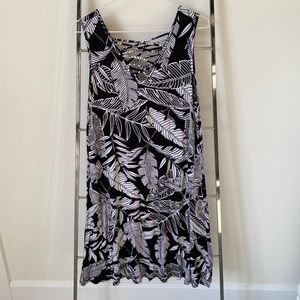 Spense XL knit patterned shift dress